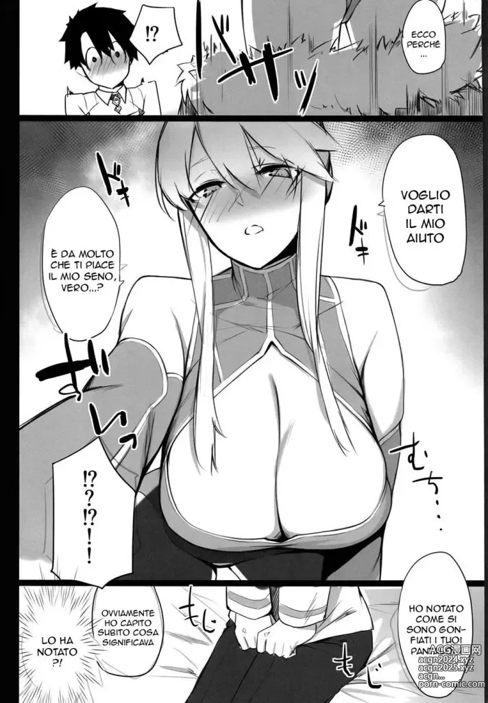 Page 4 of doujinshi La Preoccupazione di Artoria