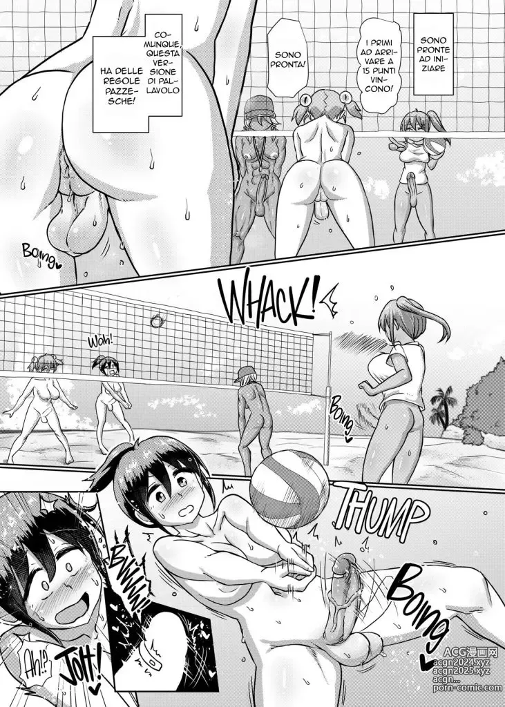 Page 5 of doujinshi Sfida in Spiaggia (decensored)