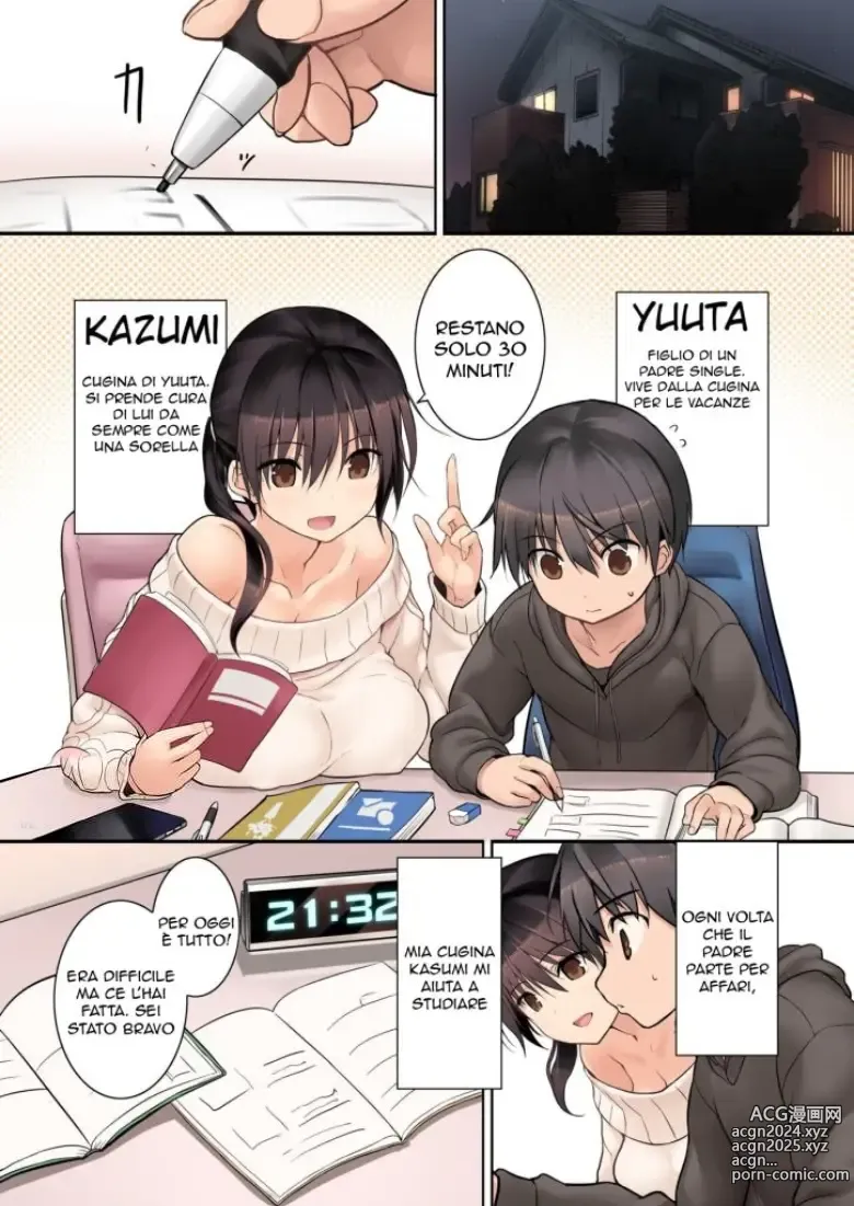 Page 2 of doujinshi La Sorpresona di mia Cugina (decensored)