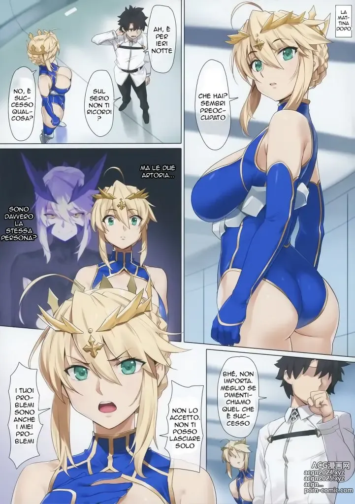 Page 4 of doujinshi Il Lato Oscuro di Artoria