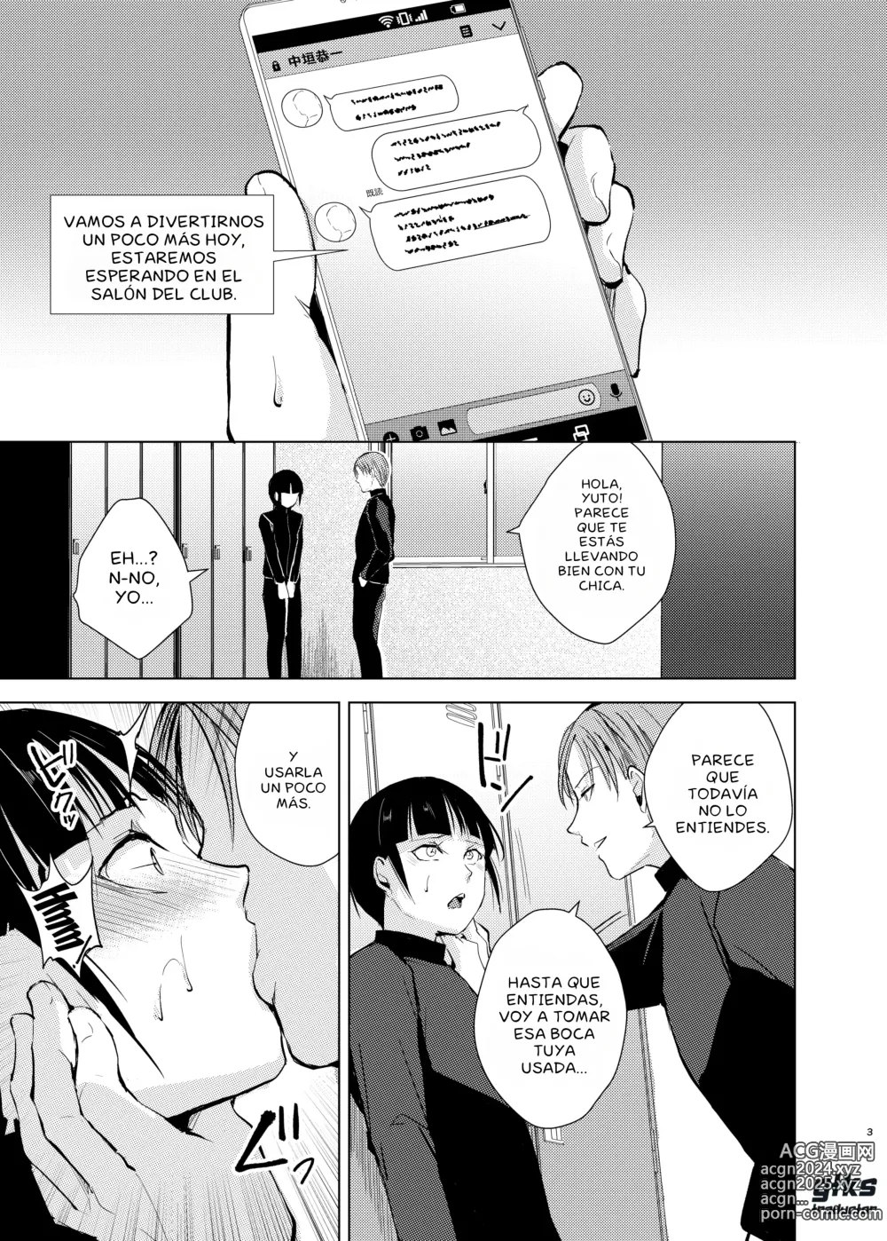 Page 4 of doujinshi Kyuudou Danshi 2 x Netorare Choukyou Bukatsu no Senpai ni Mesu Ochi Saserare Kanojo ni Kakurete Shuuchi Choukyou Saremashita