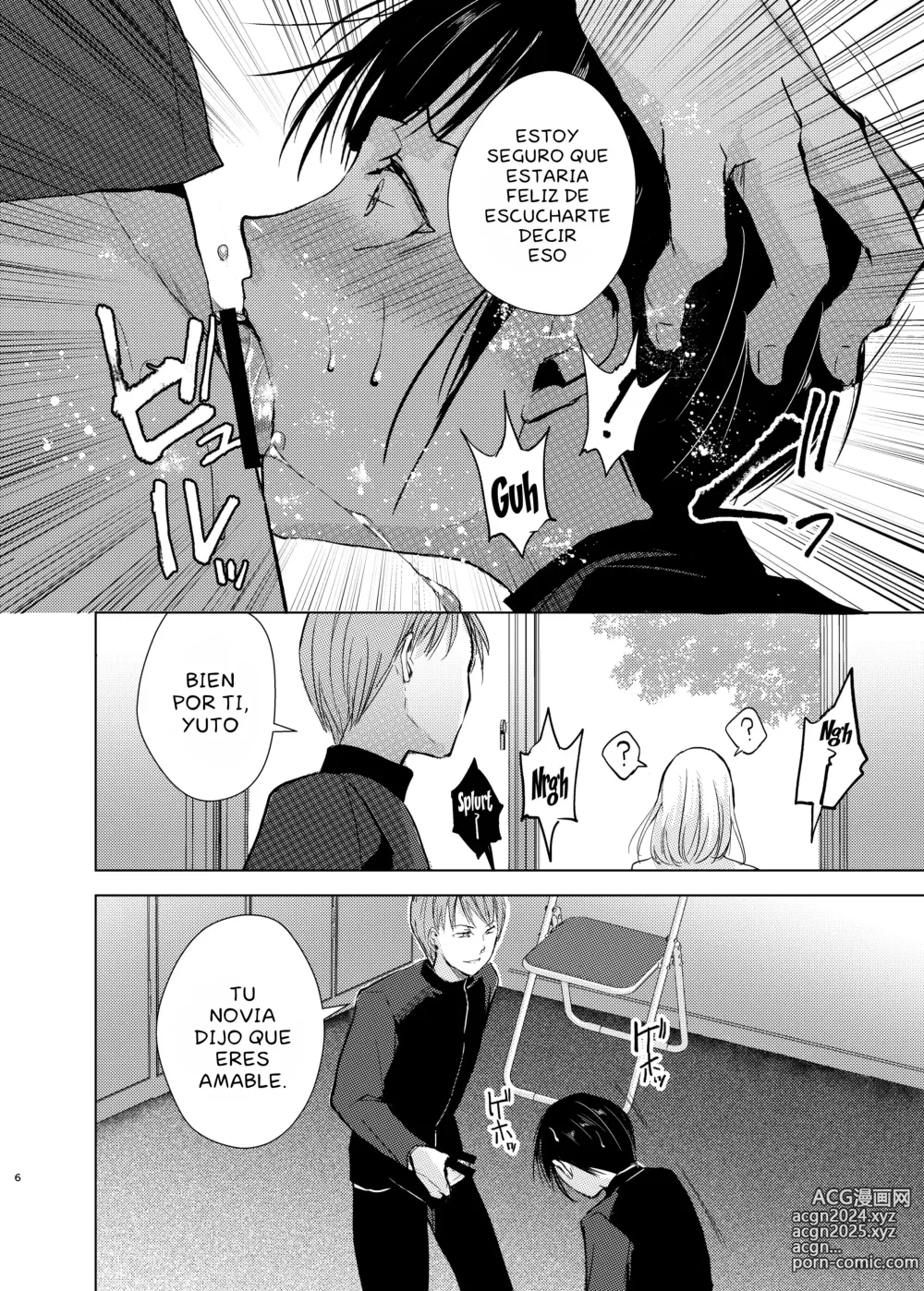 Page 7 of doujinshi Kyuudou Danshi 2 x Netorare Choukyou Bukatsu no Senpai ni Mesu Ochi Saserare Kanojo ni Kakurete Shuuchi Choukyou Saremashita