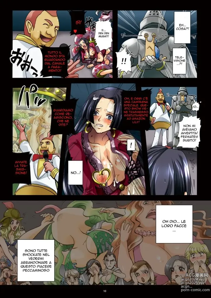 Page 10 of doujinshi Lo Spettacolo dell' Imperatrice Pirata