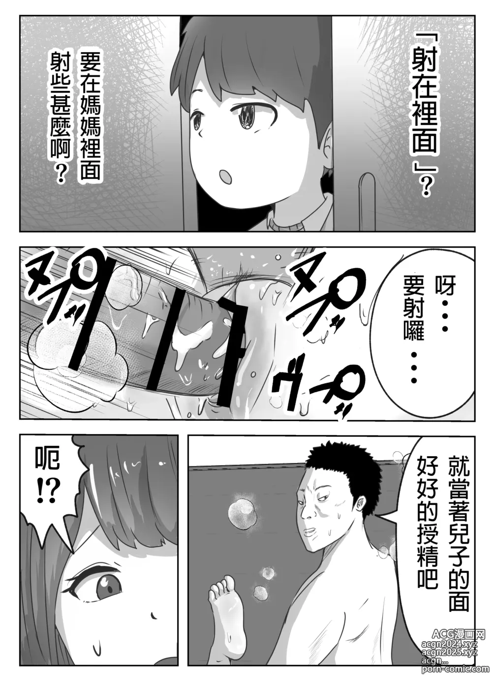 Page 17 of doujinshi Boku no Me no Mae de Kaa-san ga ~Jitaku Senkyo Mugen Tanetsuke~