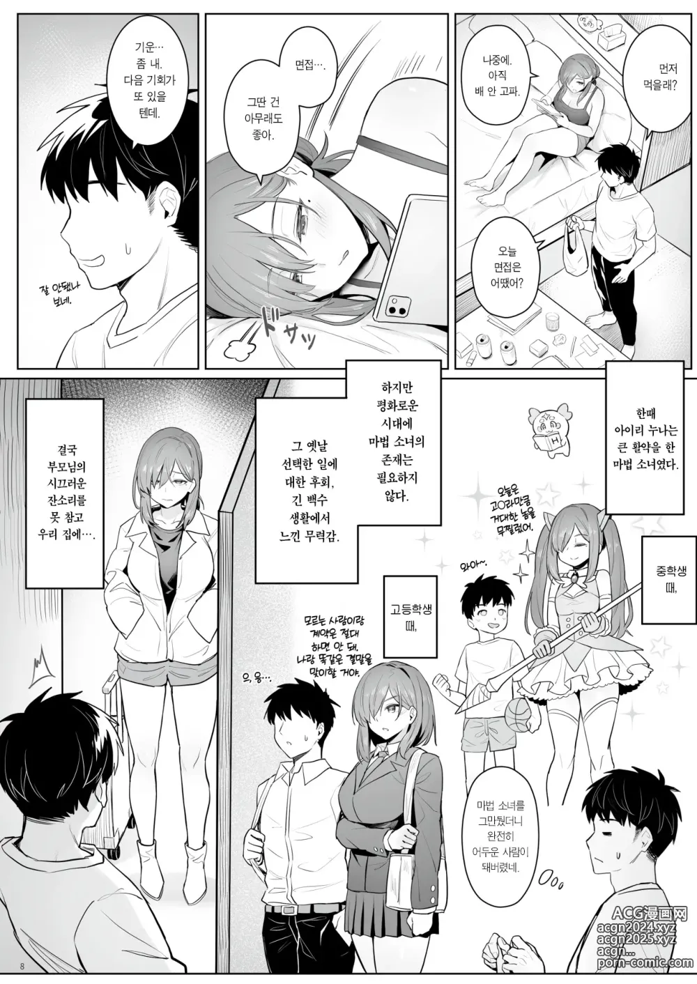 Page 6 of doujinshi 전직 마법 소녀의 히키코모리 생활 (decensored)