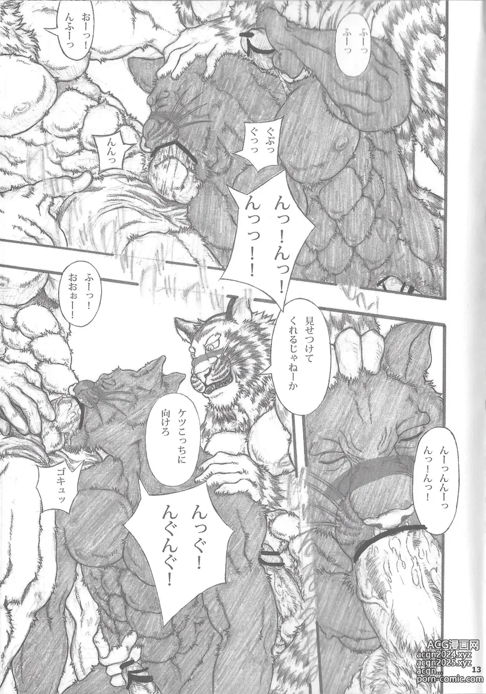 Page 13 of doujinshi MONHUN NEKOSANBIKI 2nd