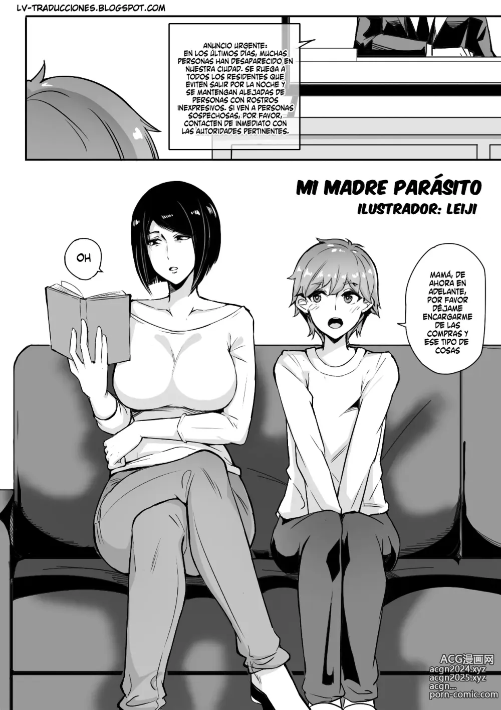 Page 1 of doujinshi Mi Madre Parásito