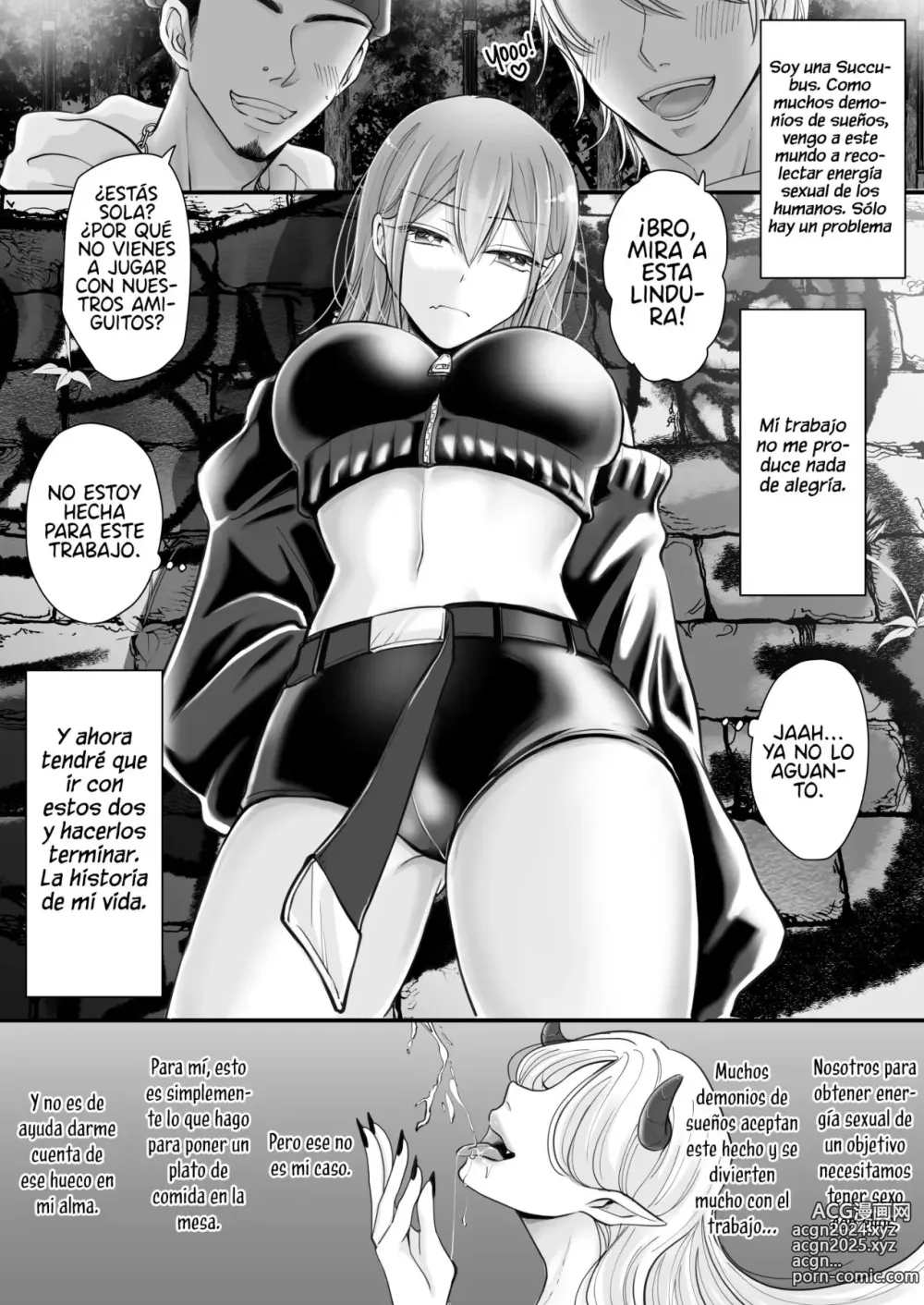 Page 2 of doujinshi Yuri de Succubus  Vol. 1 No puedo creer que haya caido por una humana