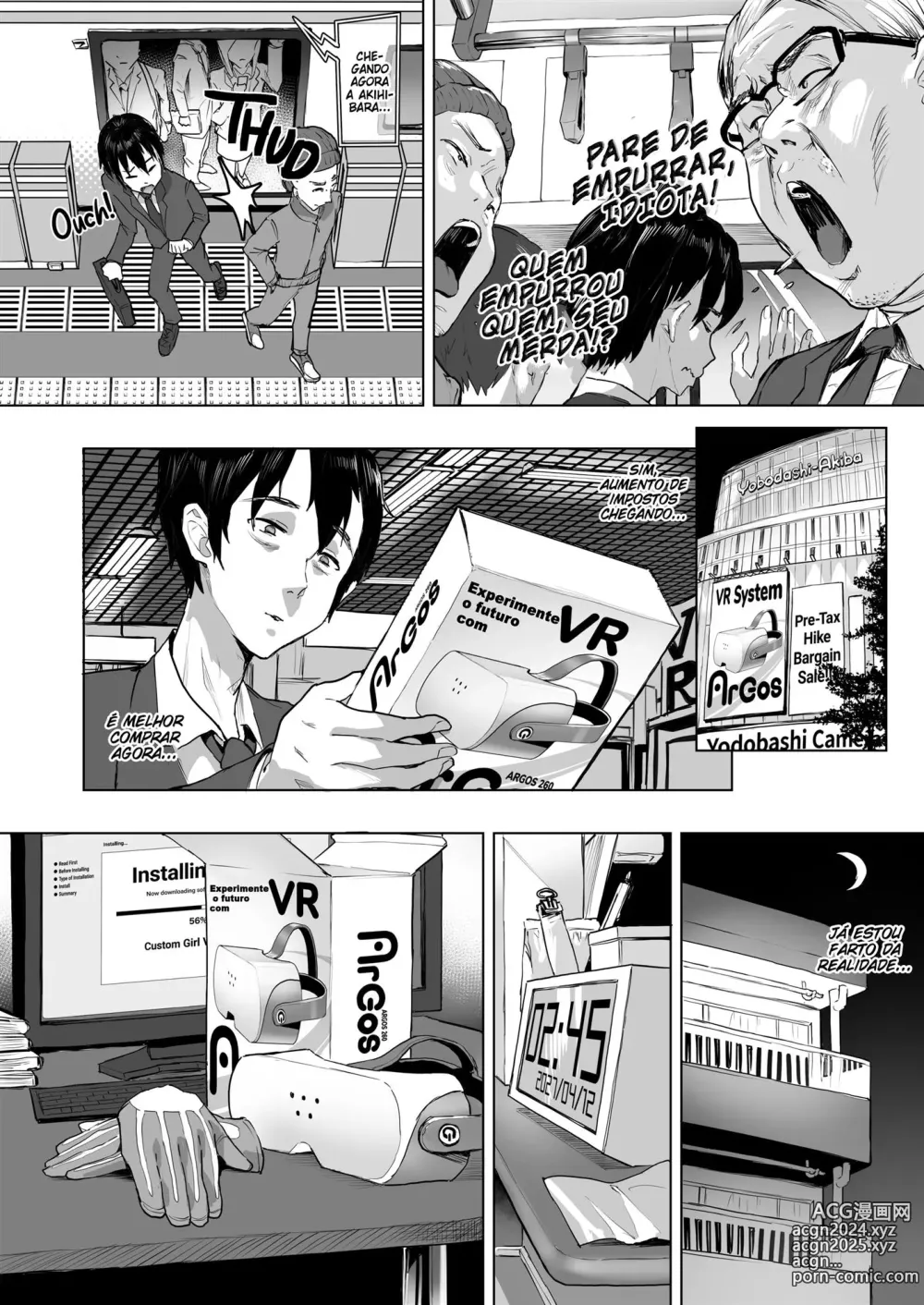 Page 3 of doujinshi NOVO JOGO+ com meu Harém 01