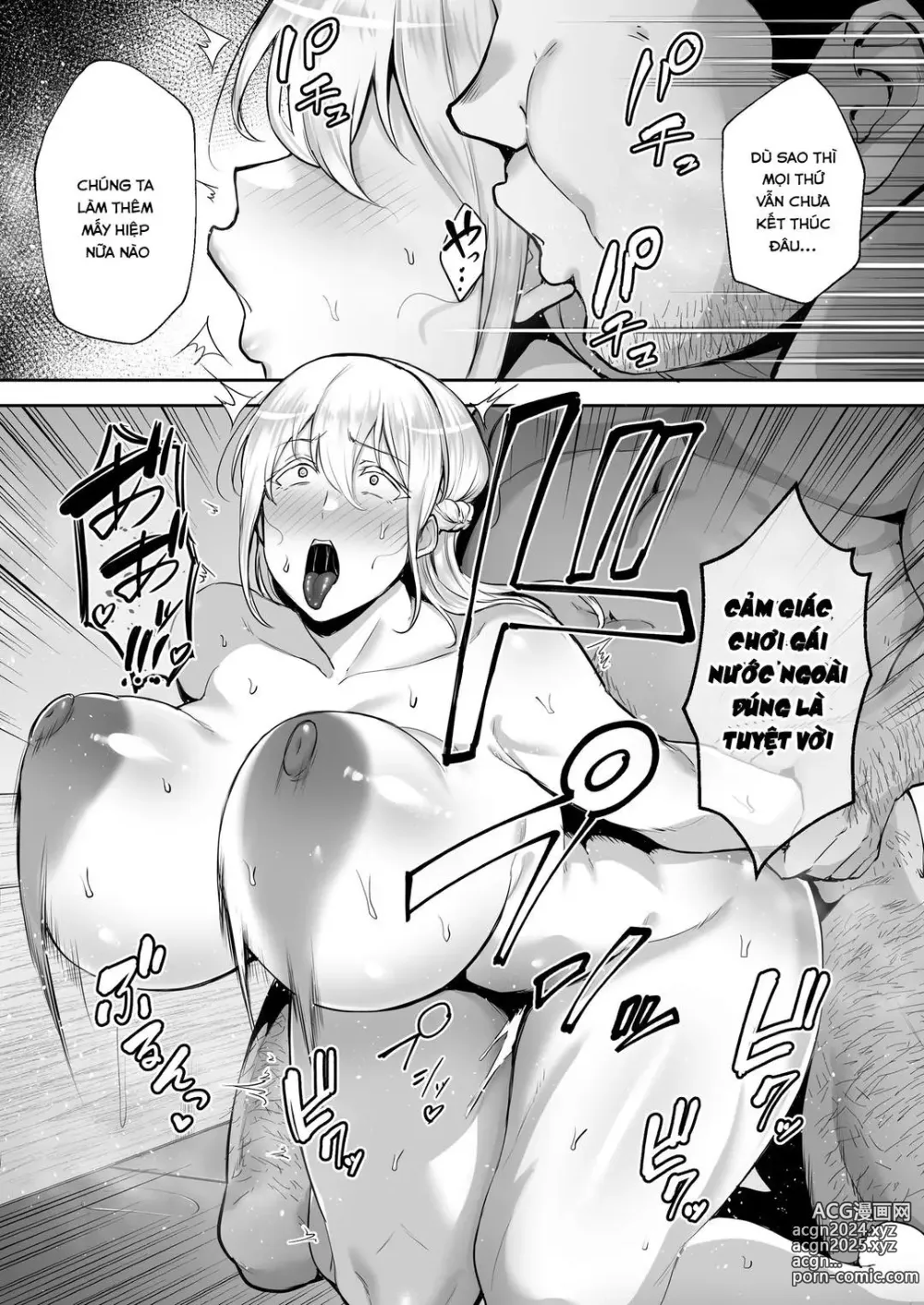 Page 16 of doujinshi Netorareta Bakunyuu Blonde Tsuma Elena -Yamato Nadeshiko ni Akogaretetara Onaho Nadeshiko ni Nattemashita w-