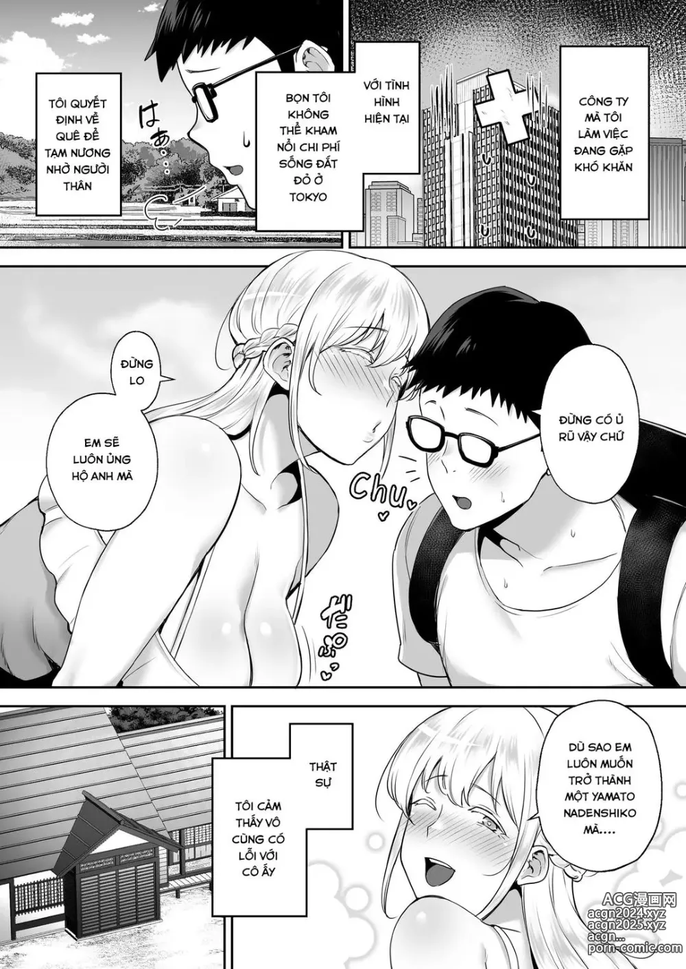 Page 3 of doujinshi Netorareta Bakunyuu Blonde Tsuma Elena -Yamato Nadeshiko ni Akogaretetara Onaho Nadeshiko ni Nattemashita w-