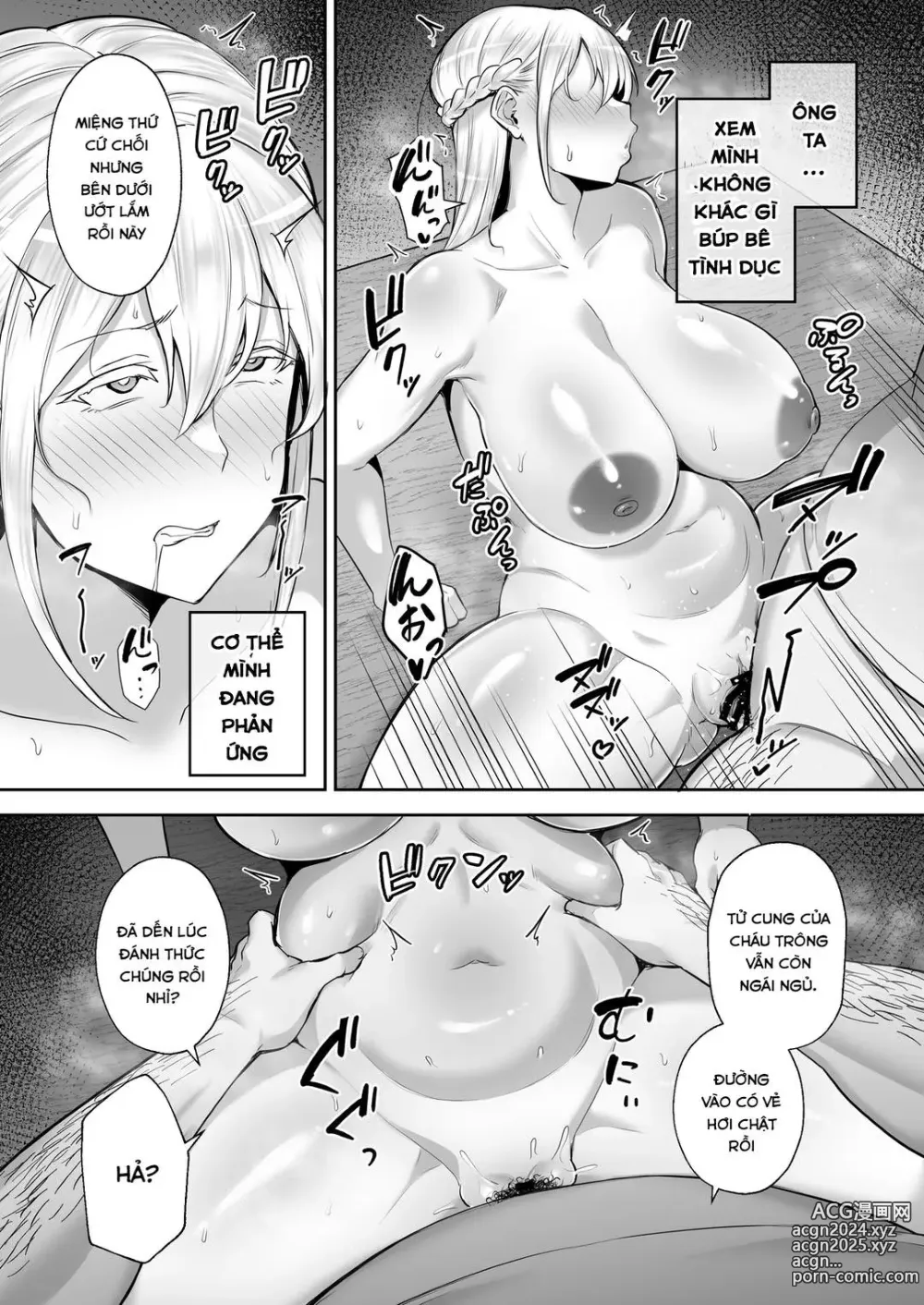 Page 22 of doujinshi Netorareta Bakunyuu Blonde Tsuma Elena -Yamato Nadeshiko ni Akogaretetara Onaho Nadeshiko ni Nattemashita w-