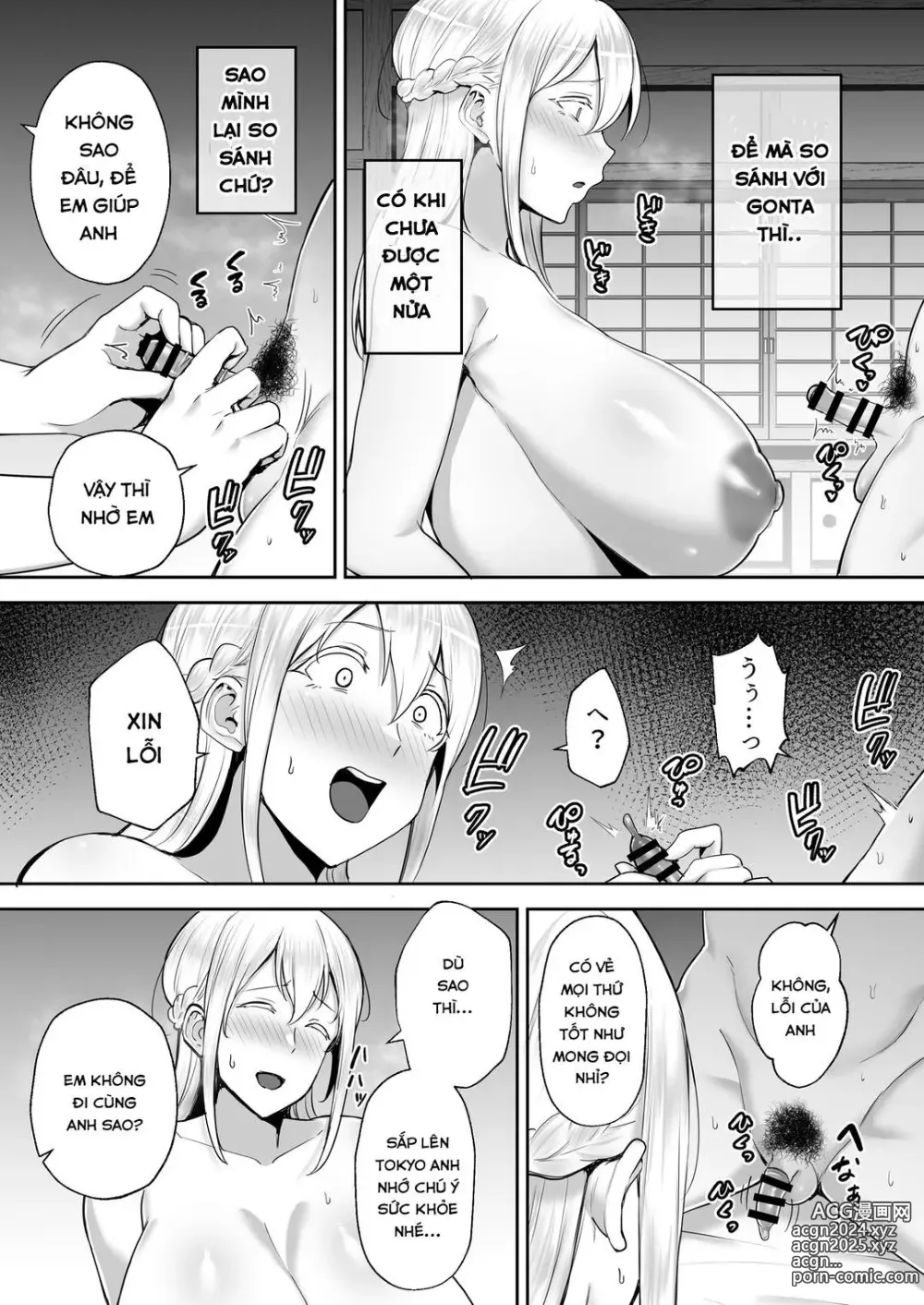 Page 38 of doujinshi Netorareta Bakunyuu Blonde Tsuma Elena -Yamato Nadeshiko ni Akogaretetara Onaho Nadeshiko ni Nattemashita w-