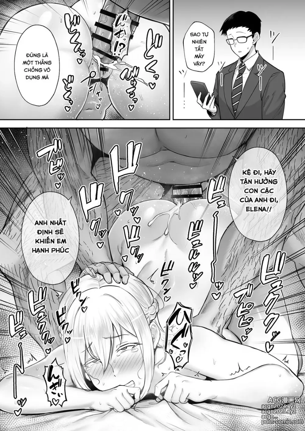 Page 67 of doujinshi Netorareta Bakunyuu Blonde Tsuma Elena -Yamato Nadeshiko ni Akogaretetara Onaho Nadeshiko ni Nattemashita w-