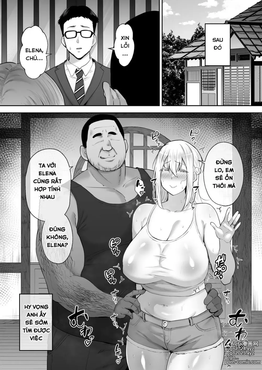 Page 80 of doujinshi Netorareta Bakunyuu Blonde Tsuma Elena -Yamato Nadeshiko ni Akogaretetara Onaho Nadeshiko ni Nattemashita w-