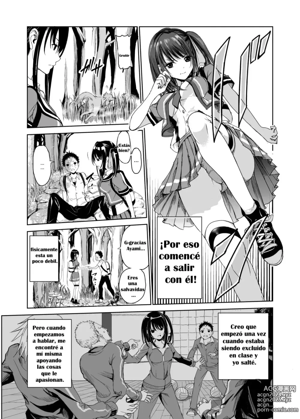 Page 6 of doujinshi Tsuyagari Mura 1 ~Kareshi o Mamoru Tame Hikyou no Mura de Kyousei Gohoushi & NTR Sex~