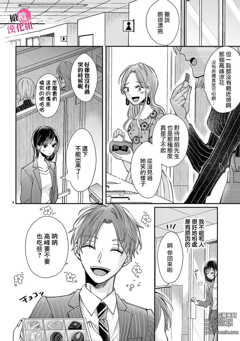 Page 8 of manga 就连口中很色情的弱点也暴露给了竞争对手的同事 1-5