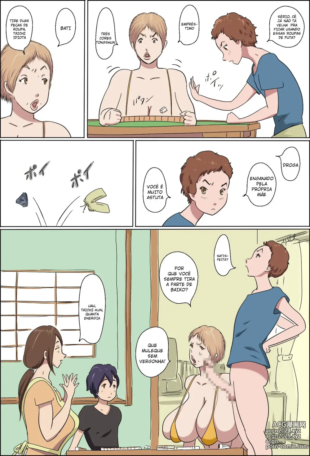 Page 6 of doujinshi Kazoku Taikou Mahjan Taikai - Torneio Familiar De Mahjong Família Fujisaki vs Familia Yamada