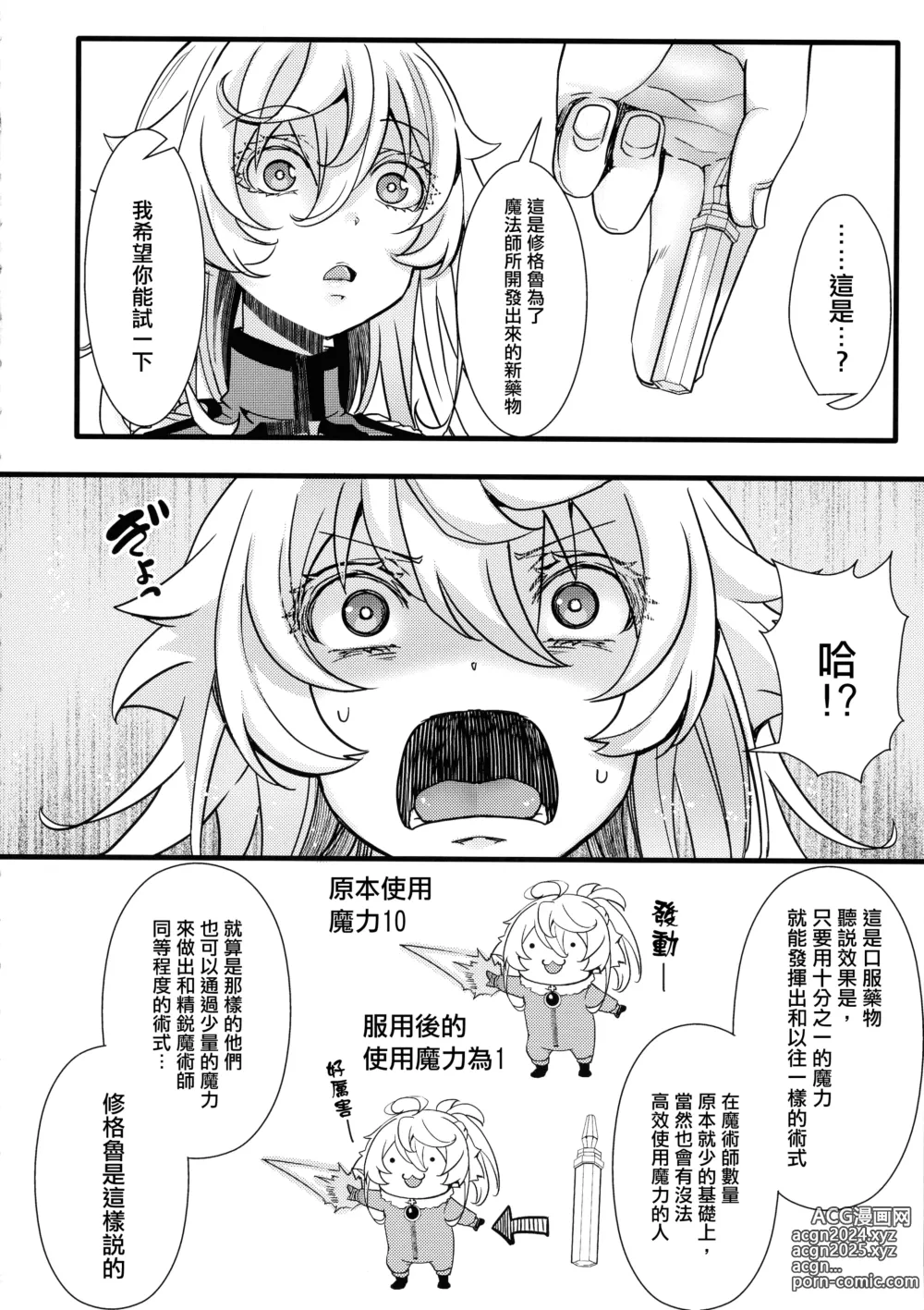 Page 9 of doujinshi Tanya-chan ga Fukusayou de Taihen na Koto ni Naru Hanashi + C103 OMAKE