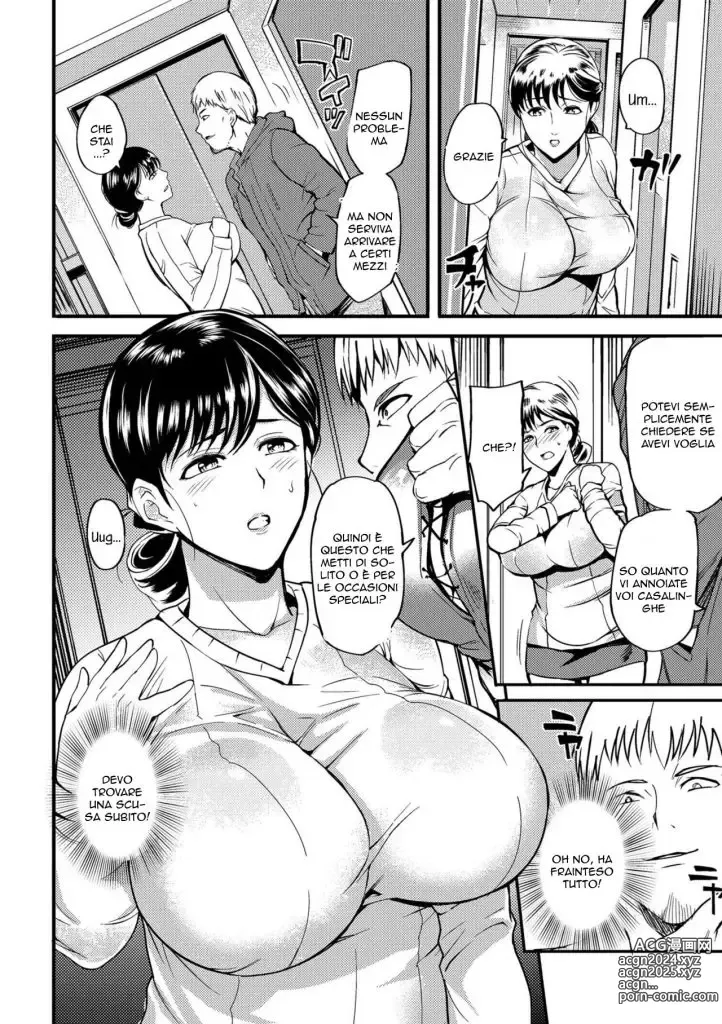 Page 4 of manga Piovono Reggiseni