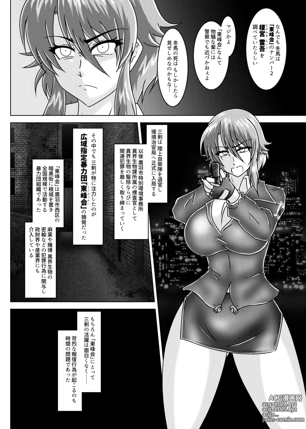 Page 15 of doujinshi MISSING LINK - Kankyou Chiankyoku Sousakan Mitsurugi Kagami