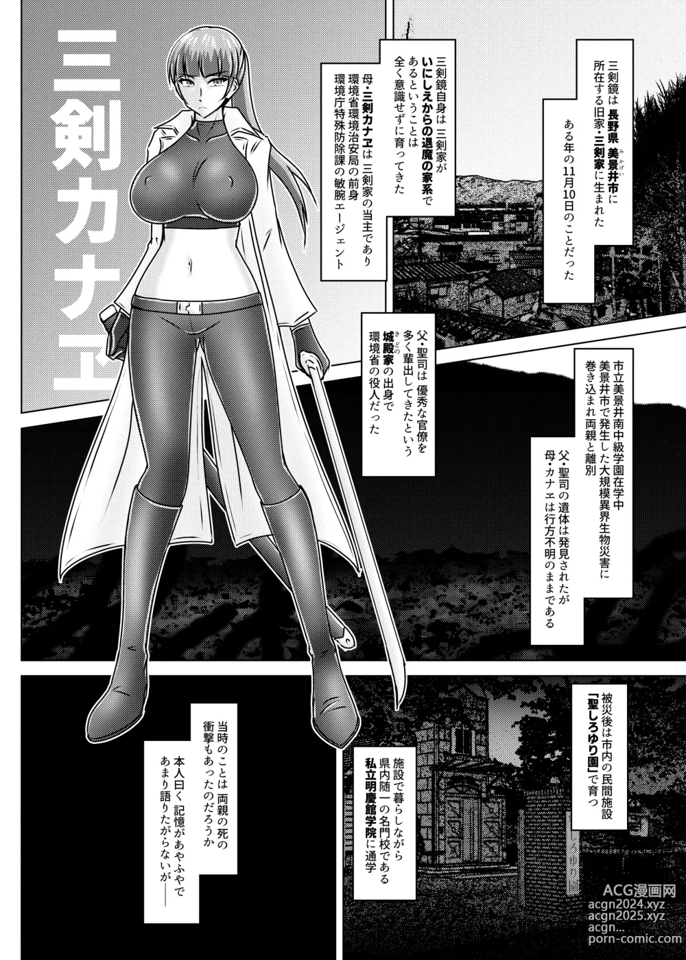 Page 5 of doujinshi MISSING LINK - Kankyou Chiankyoku Sousakan Mitsurugi Kagami