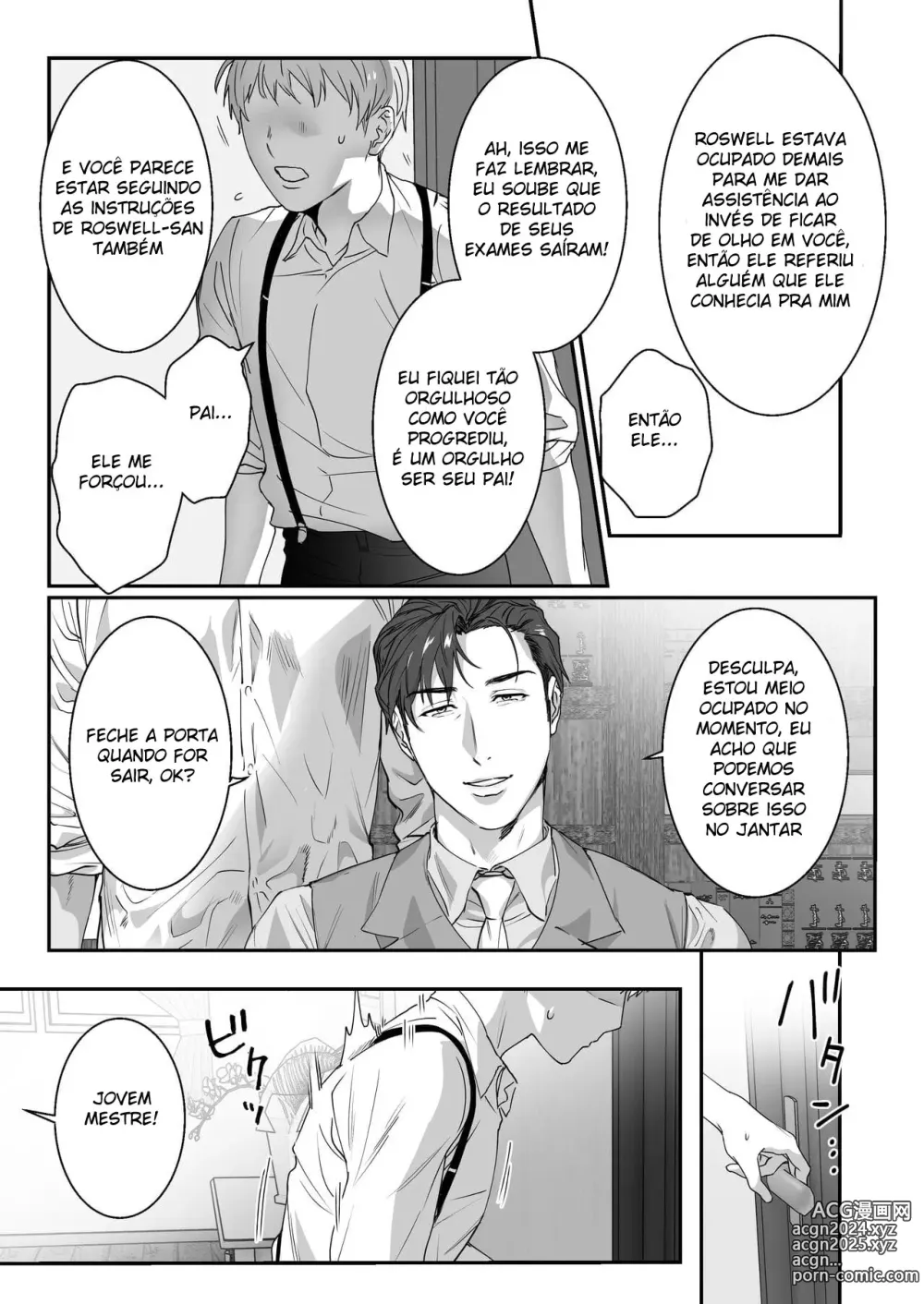 Page 14 of doujinshi Young Master, It's Time For Punishment