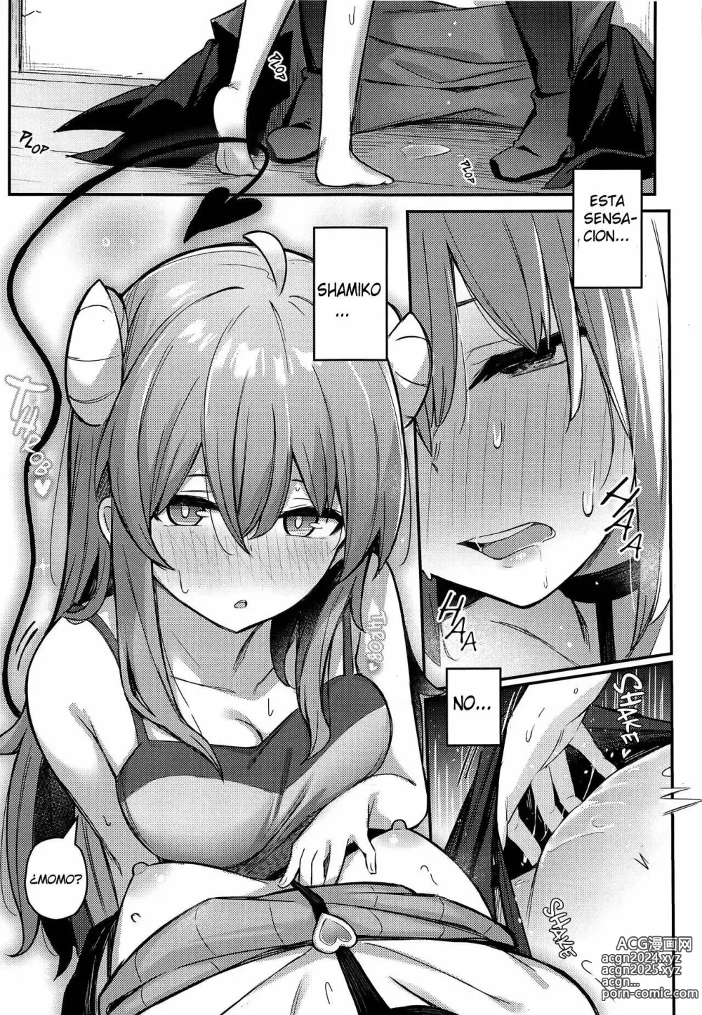 Page 22 of doujinshi Momo-chan Yamiochi shita!?