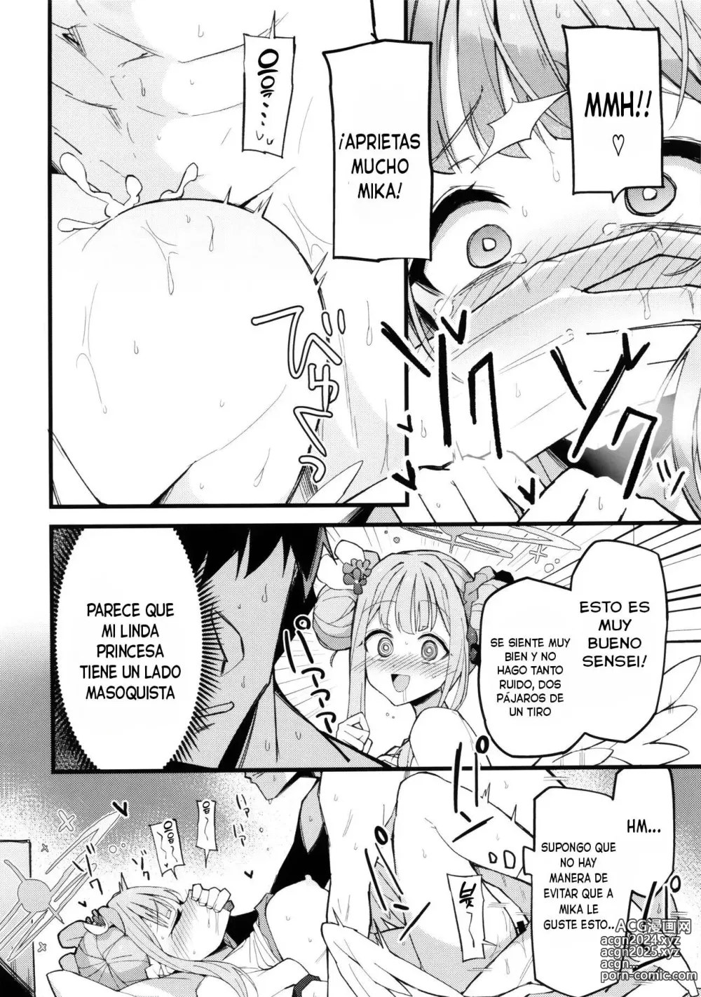 Page 21 of doujinshi Mika, Koe Osaete.