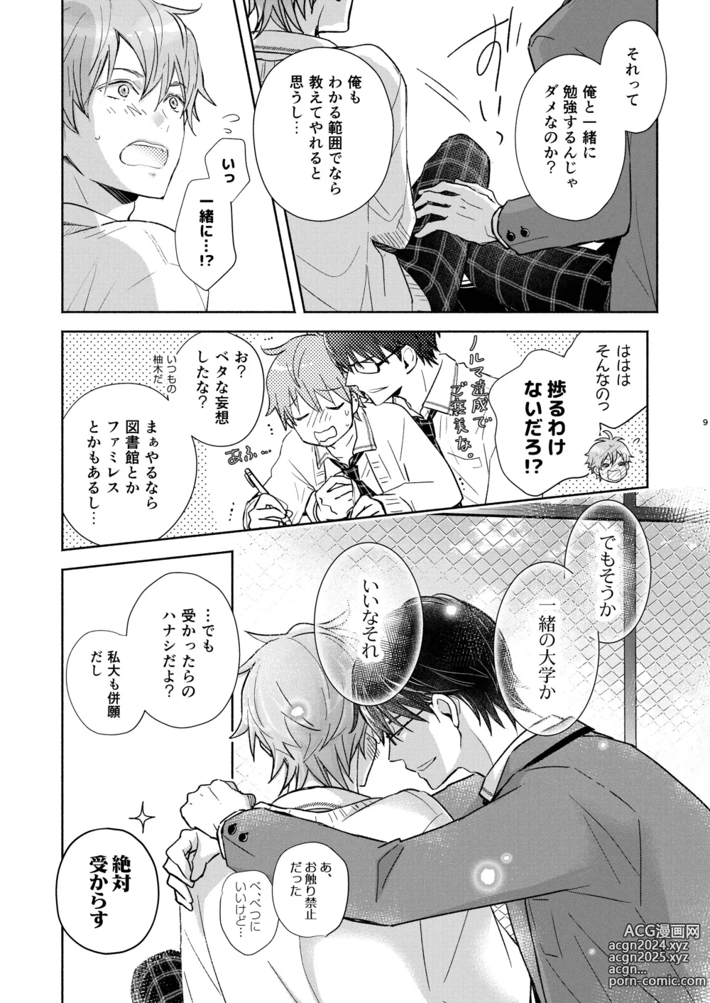 Page 9 of doujinshi Houkago no, Bokura.