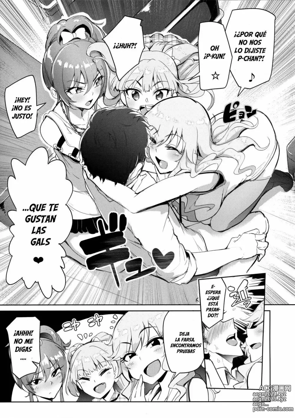 Page 4 of doujinshi Producer tte, Hee~ Gal Mono Bakkari Mottenda