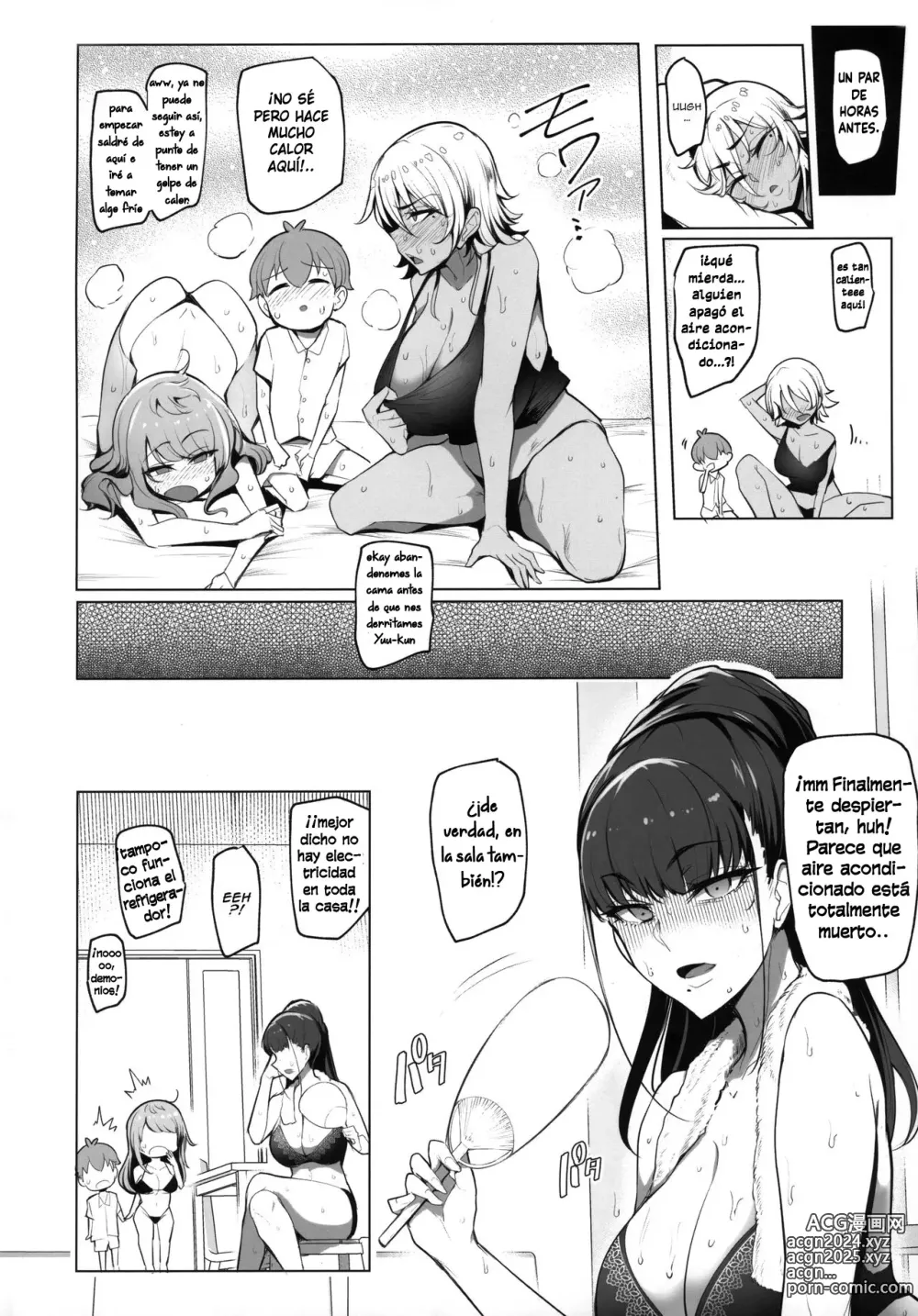 Page 4 of doujinshi Visiting the beach with the lewd gal onee-sans