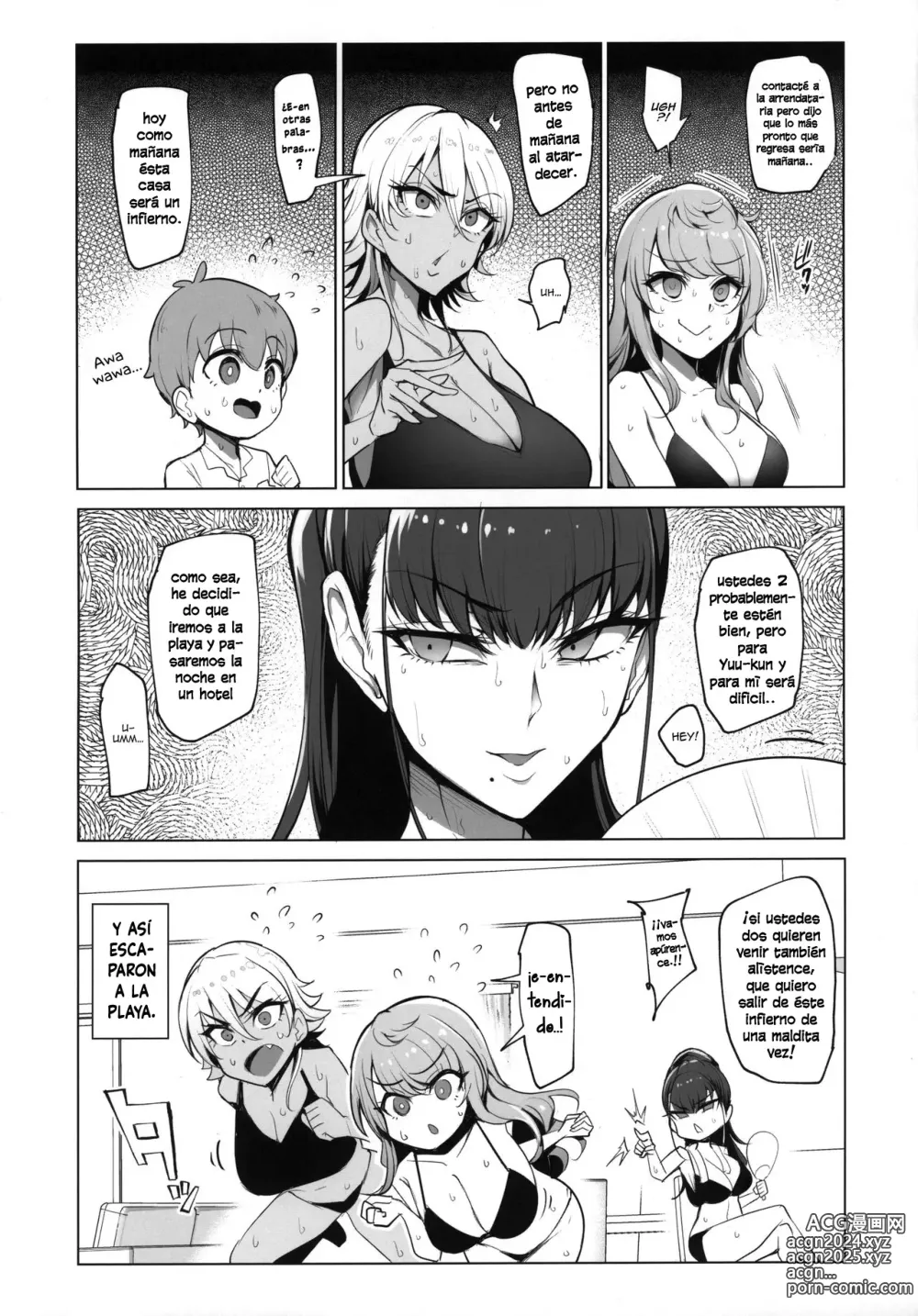 Page 5 of doujinshi Visiting the beach with the lewd gal onee-sans