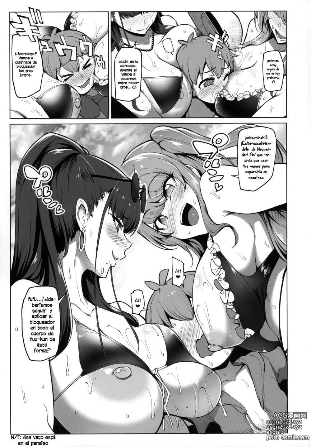 Page 9 of doujinshi Visiting the beach with the lewd gal onee-sans