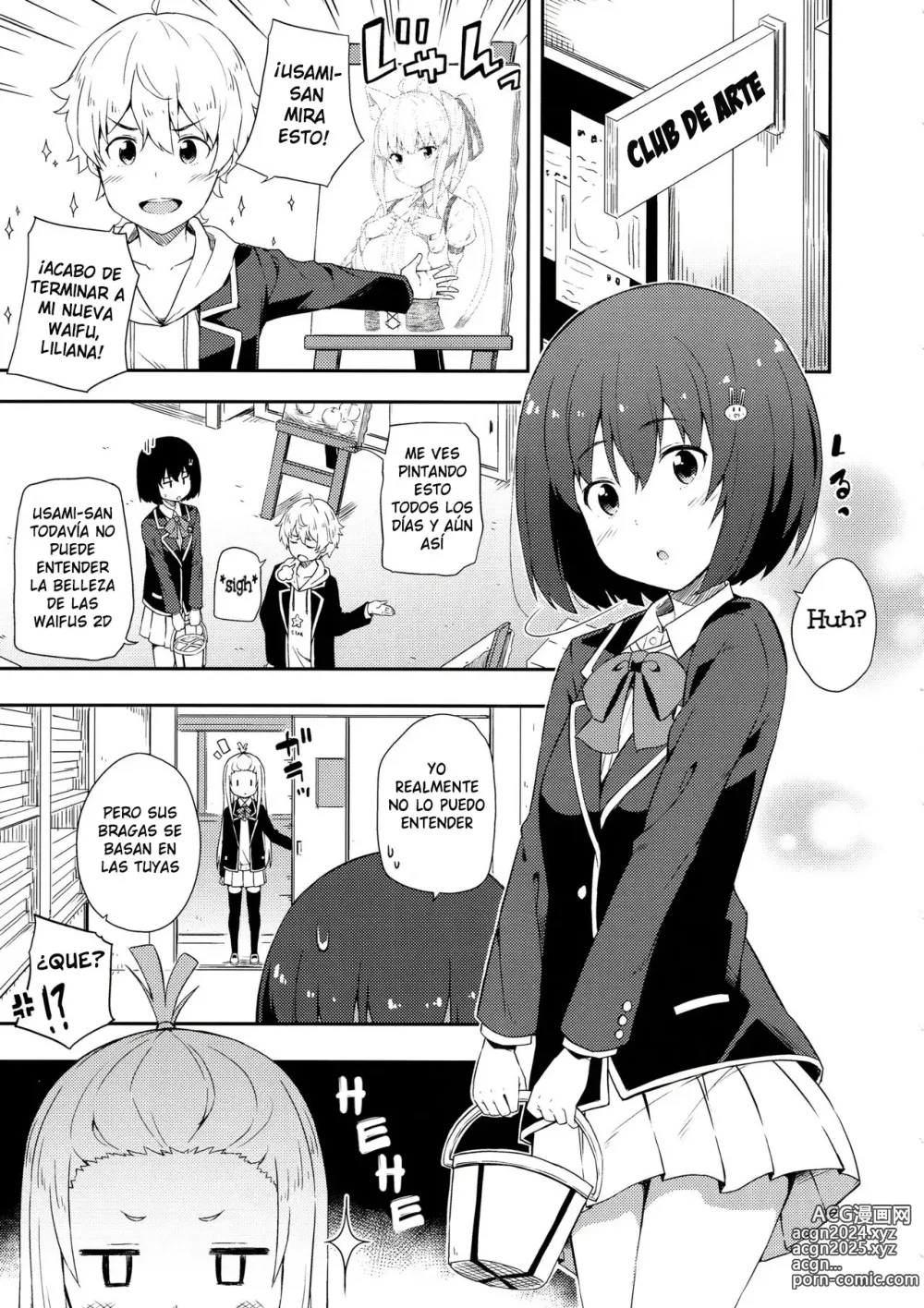 Page 4 of doujinshi Ano Bijutsubuin ni wa Mondai ga Aru!