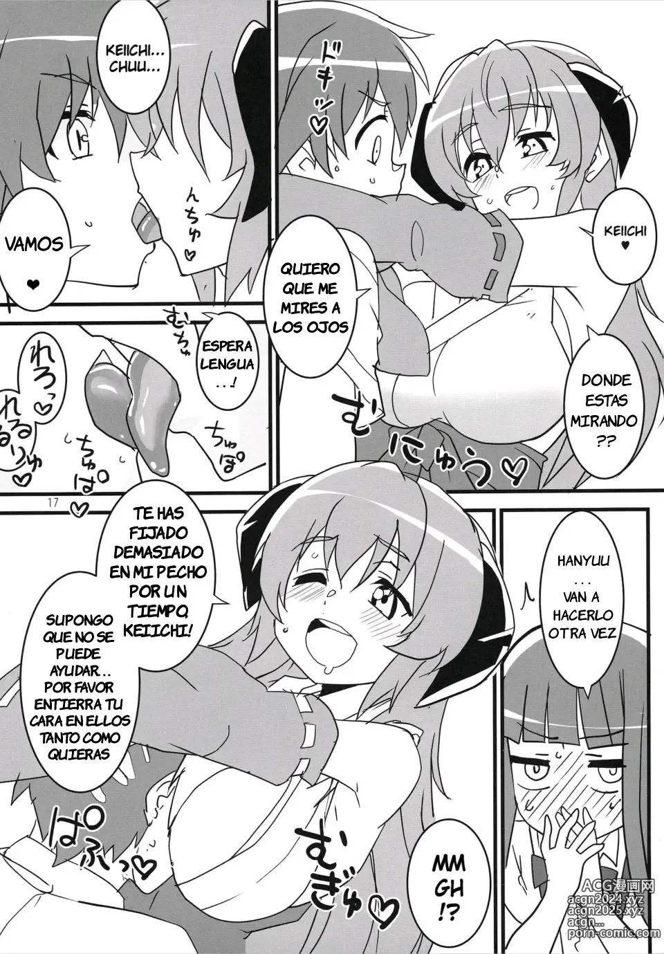 Page 16 of doujinshi Sanjou Gattai Higurashi GO!