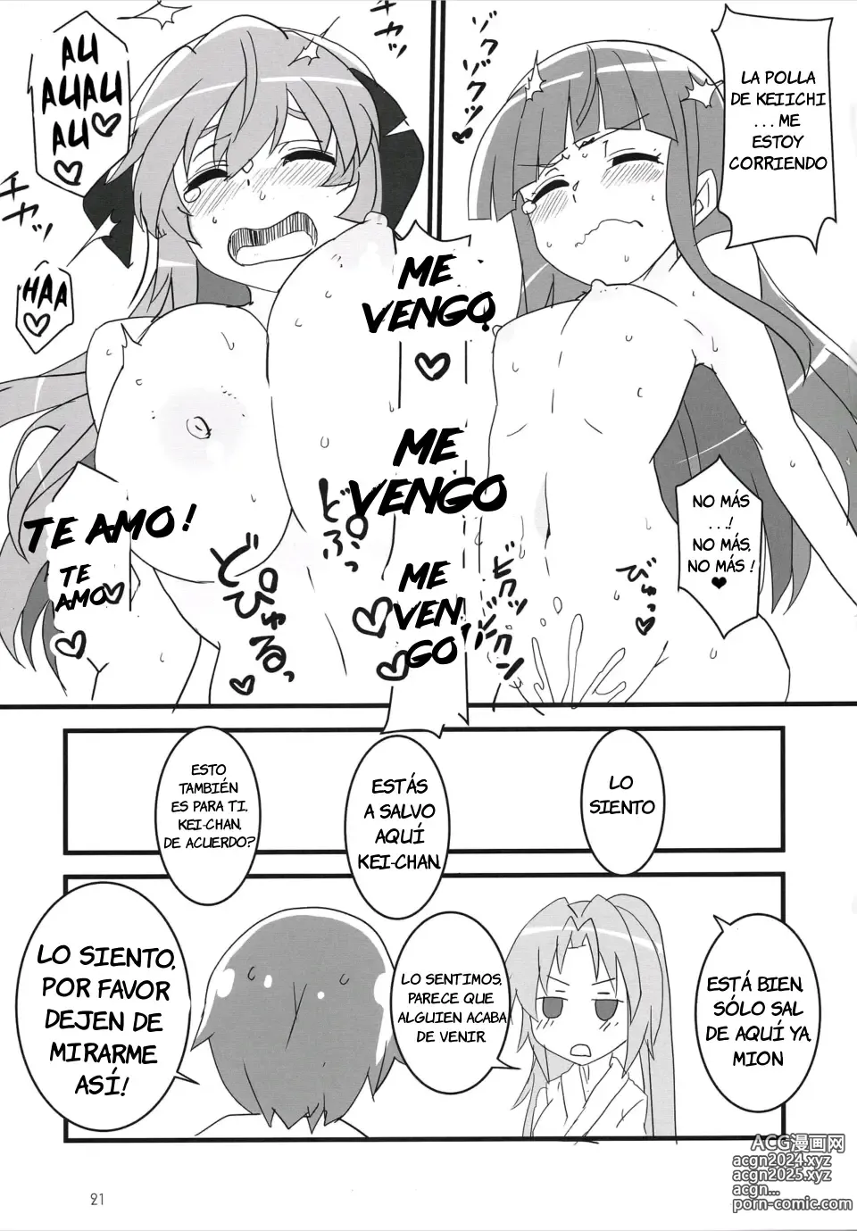 Page 20 of doujinshi Sanjou Gattai Higurashi GO!