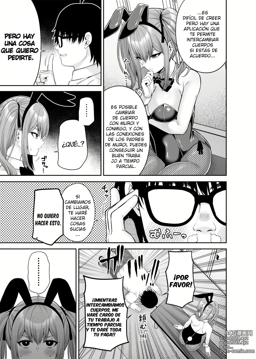 Page 8 of doujinshi Watashi no Karada, Okashi Shimasu. Bunny Girl Edition