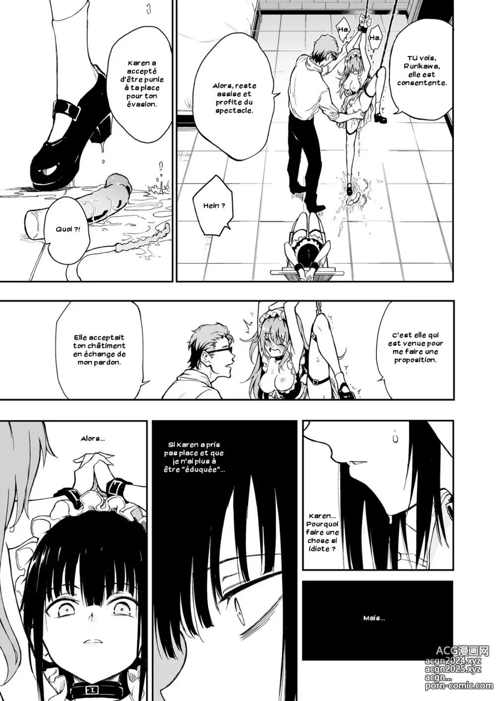 Page 13 of doujinshi Maid Kyouiku. 6 -Botsuraku Kizoku Rurikawa Tsubaki-