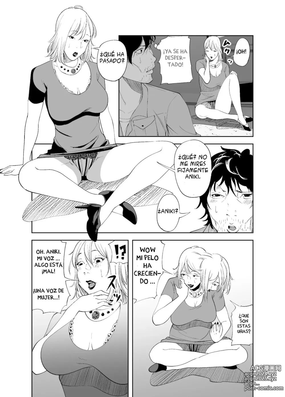 Page 16 of doujinshi ¡CAMBIO DE CUERPO! ~ Madura famosa y sirvienta gordita~