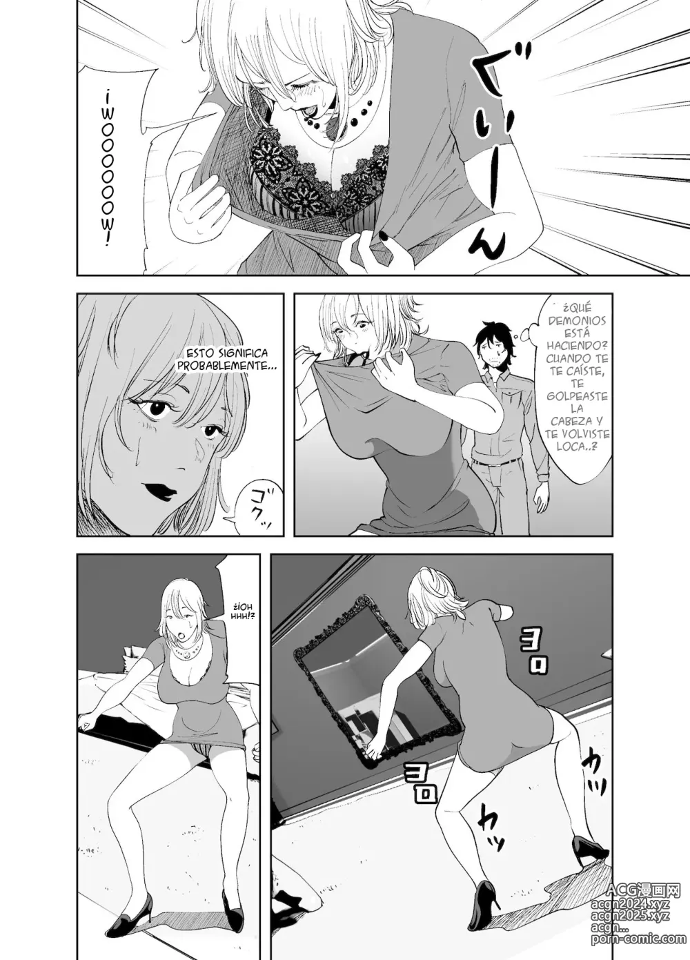 Page 18 of doujinshi ¡CAMBIO DE CUERPO! ~ Madura famosa y sirvienta gordita~