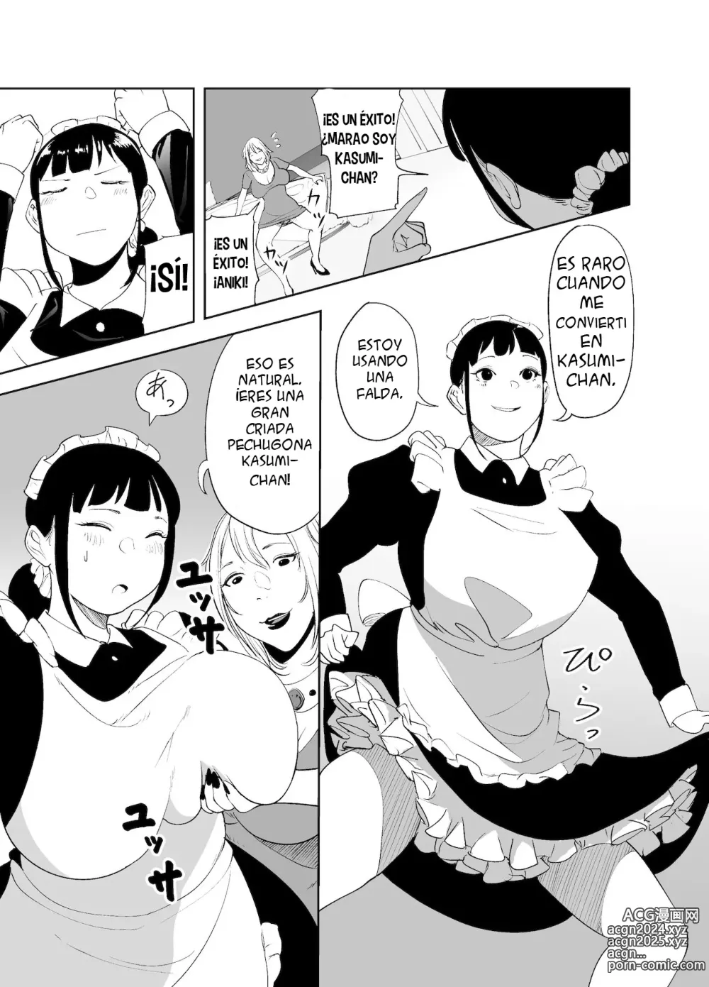 Page 51 of doujinshi ¡CAMBIO DE CUERPO! ~ Madura famosa y sirvienta gordita~