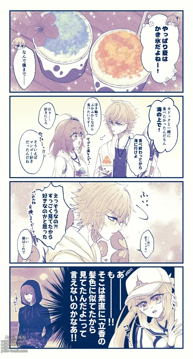 Page 28 of doujinshi FGO raku ga ki tsume 7