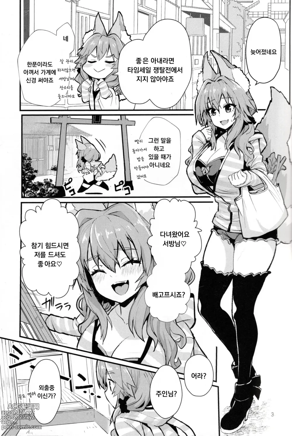 Page 3 of doujinshi Good Oneshota Wife Tamamo-chan