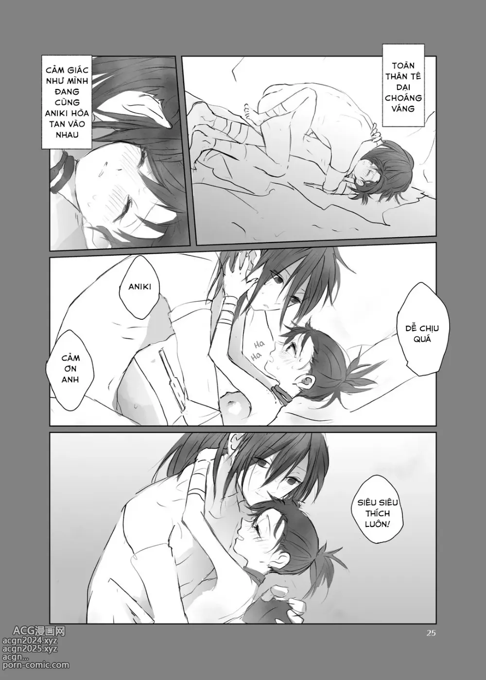 Page 24 of doujinshi Lần đầu thân mật cùng cơ thể của Aniki