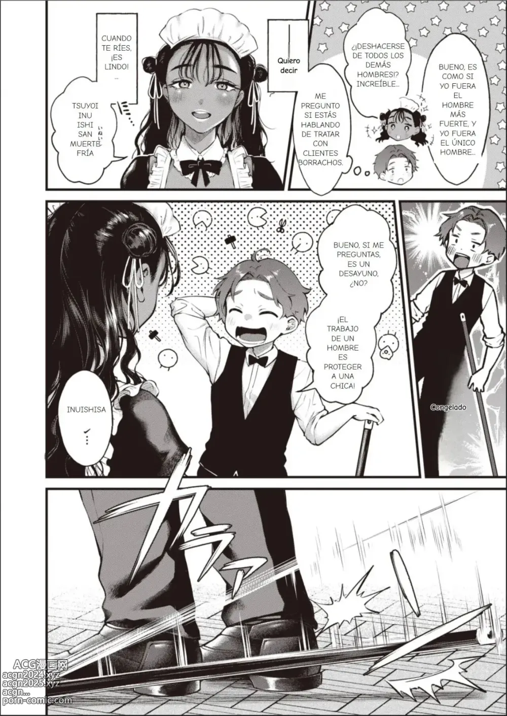 Page 7 of manga Piel de chocolate