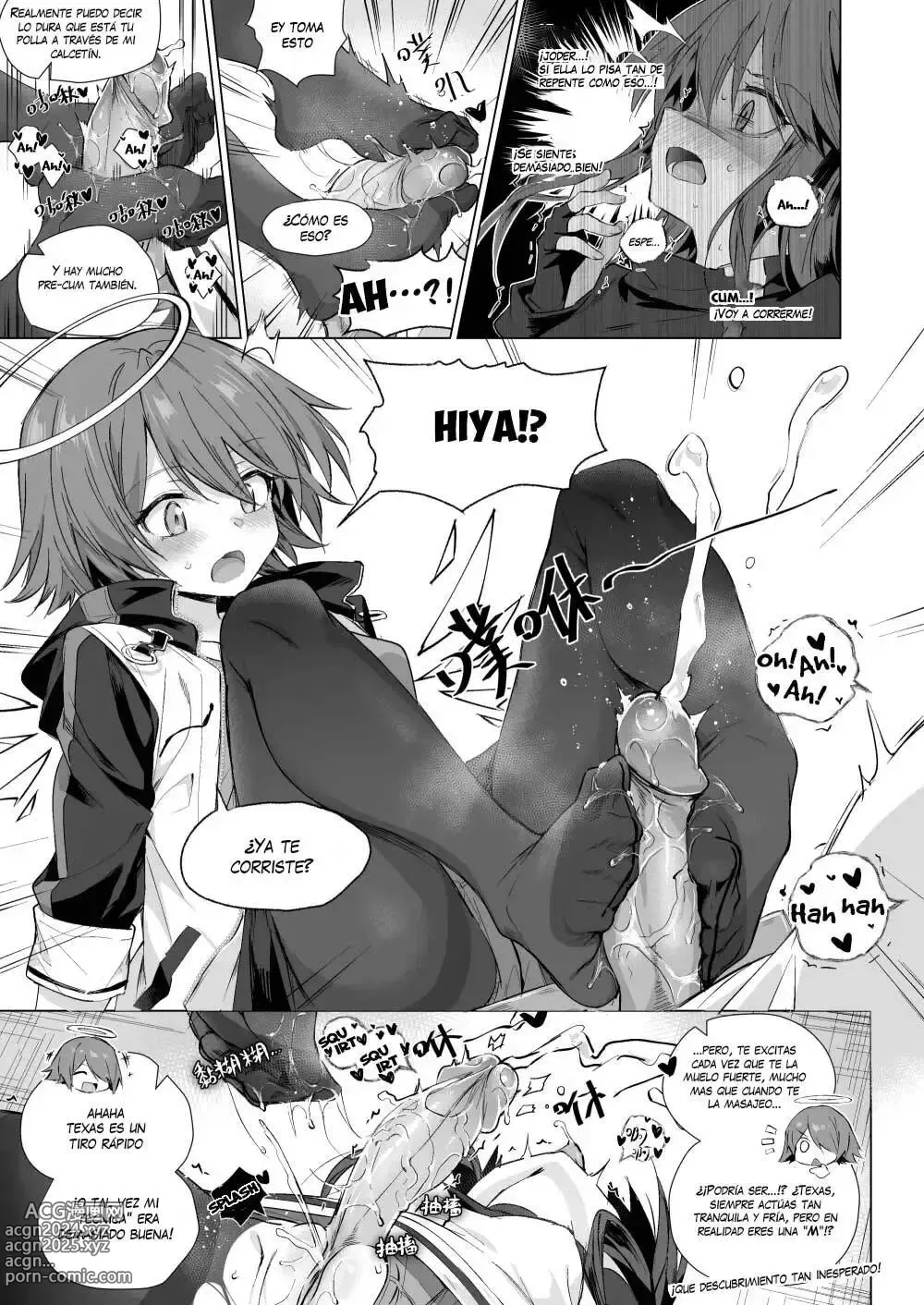 Page 2 of doujinshi Futanari Texas x Exusiai