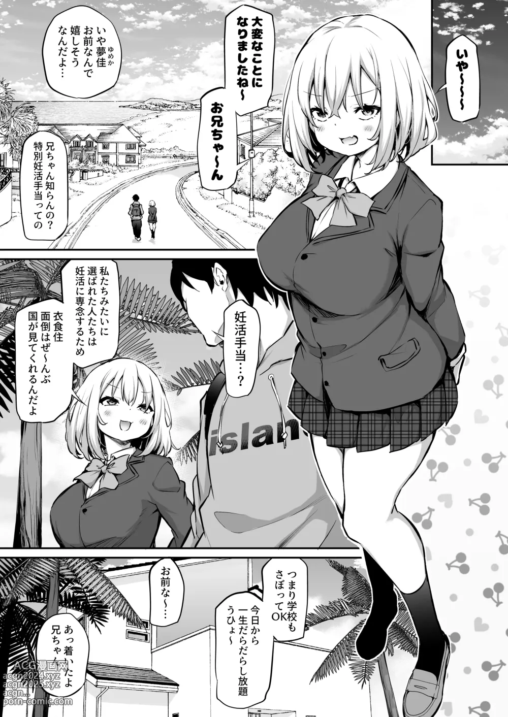 Page 4 of doujinshi Imouto Haramasenai to Derarenai Shima (decensored)