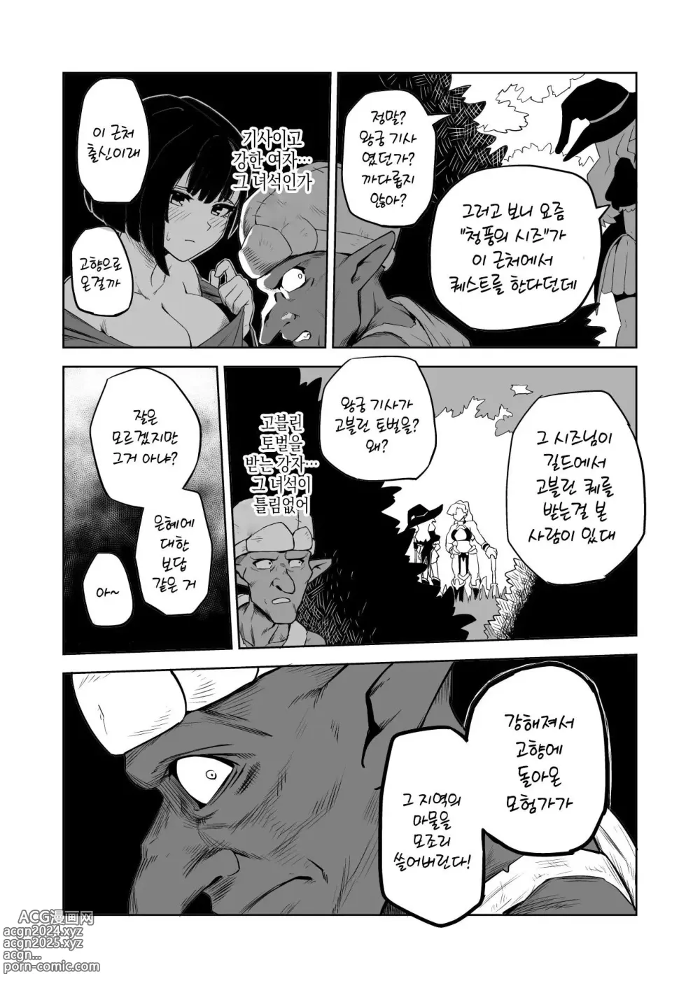 Page 10 of doujinshi 고블린과 여기사