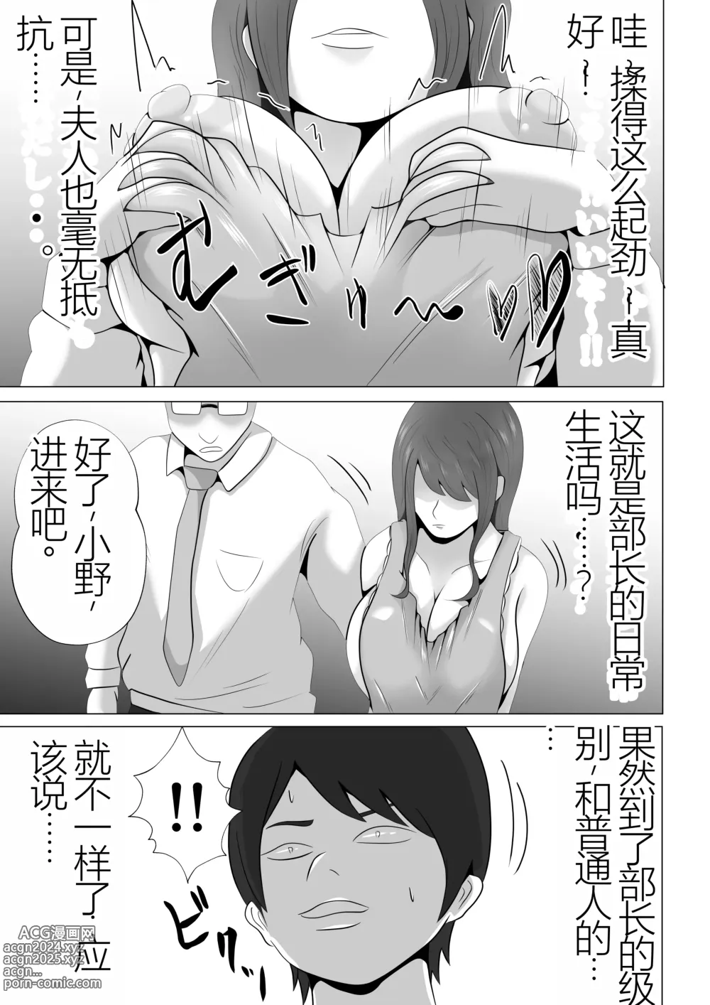 Page 27 of doujinshi Kanzen Choukyou!! DV Otto ni Kashidasareta Tsuma